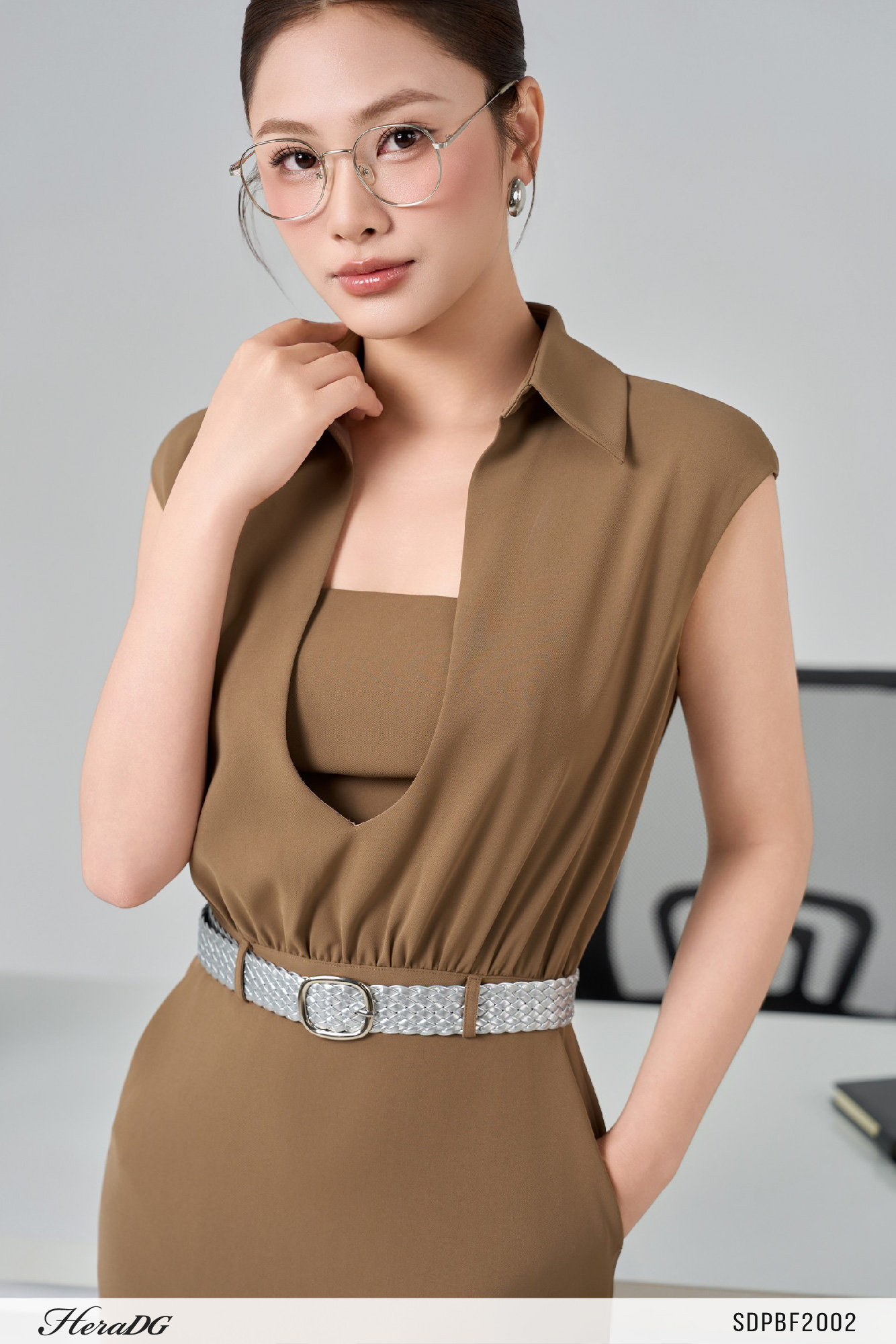 Ảnh của Đầm giả set vai chờm